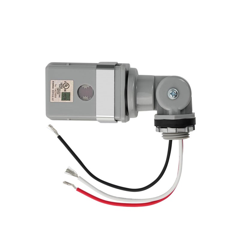 RAWILL 1 Pack Photocell Sensor for Outdoor Lights, 120VAC Dusk to Dawn Photocell Switch, IP54 Waterproof for Yard, Parking Lot, Street - Image 1